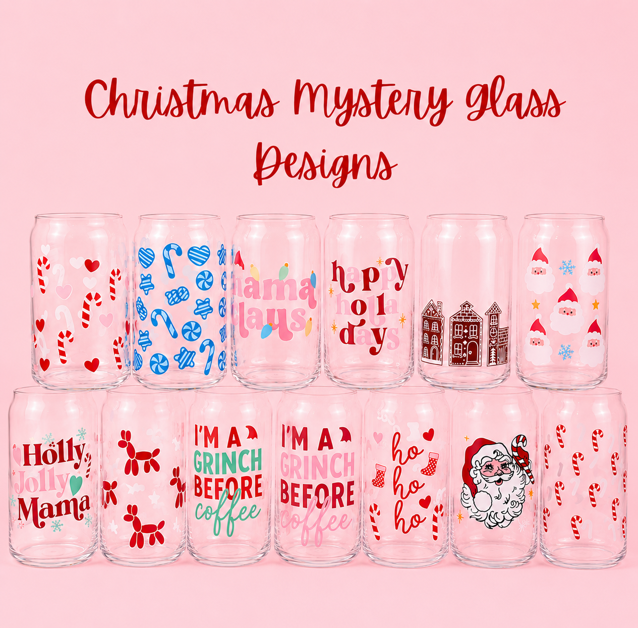 Mystery Holiday Glass