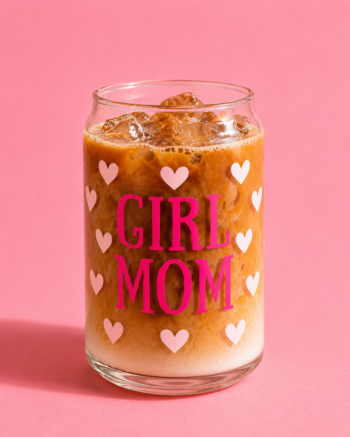 Boy or Girl Mom Glass