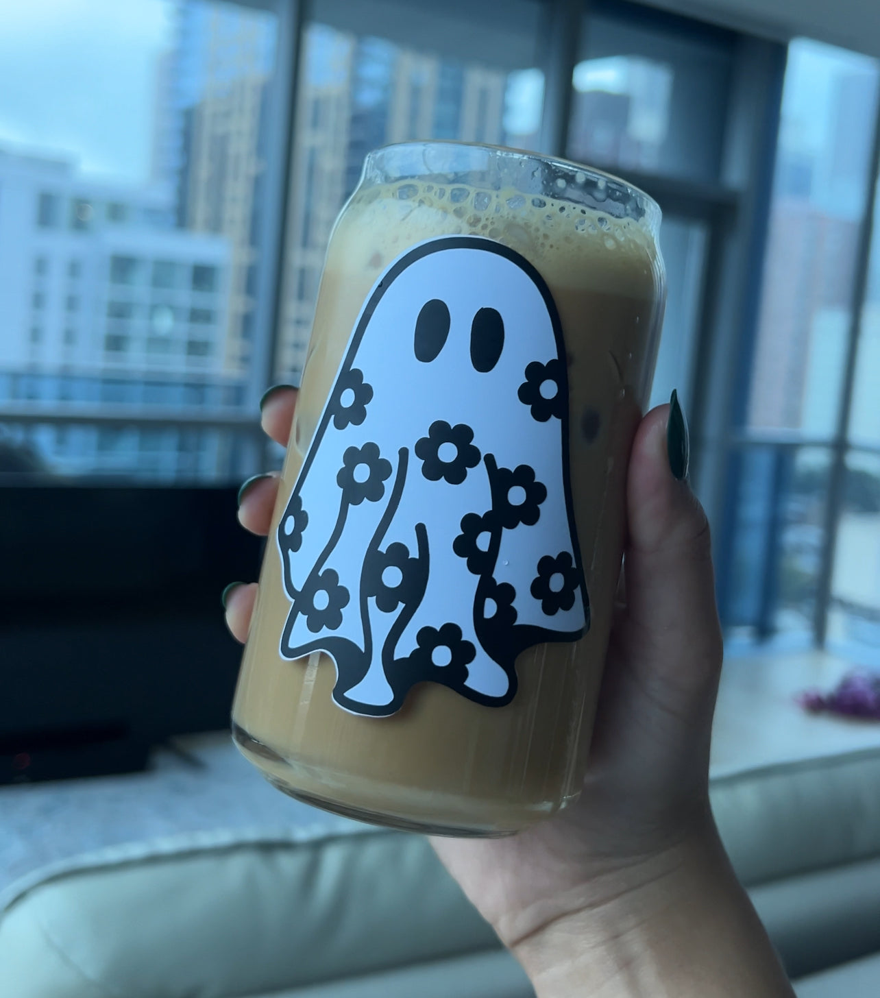 Flower Ghost Glass