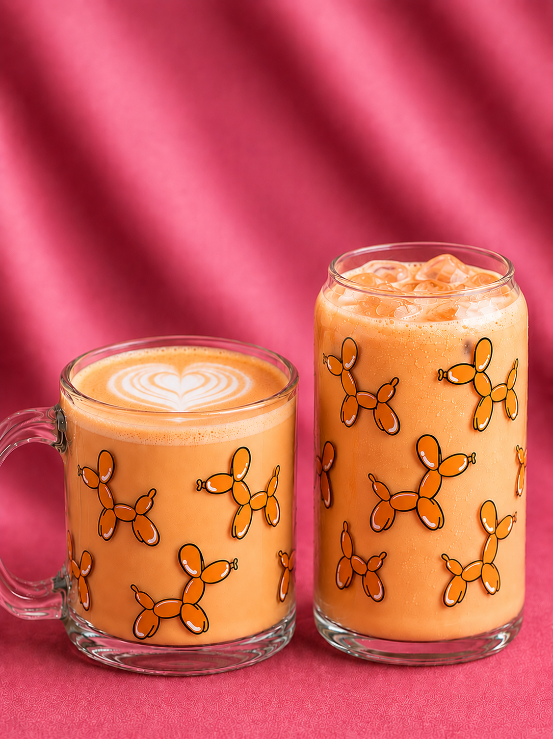 Balloon Animal Glass Cups