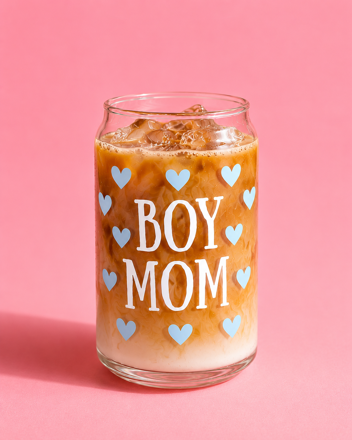 Boy or Girl Mom Glass