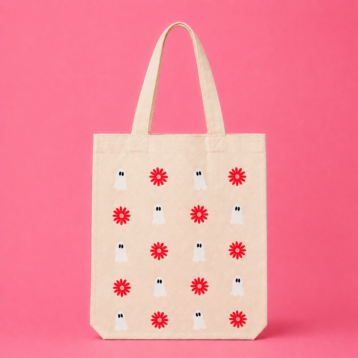 Ghost Daisy Tote