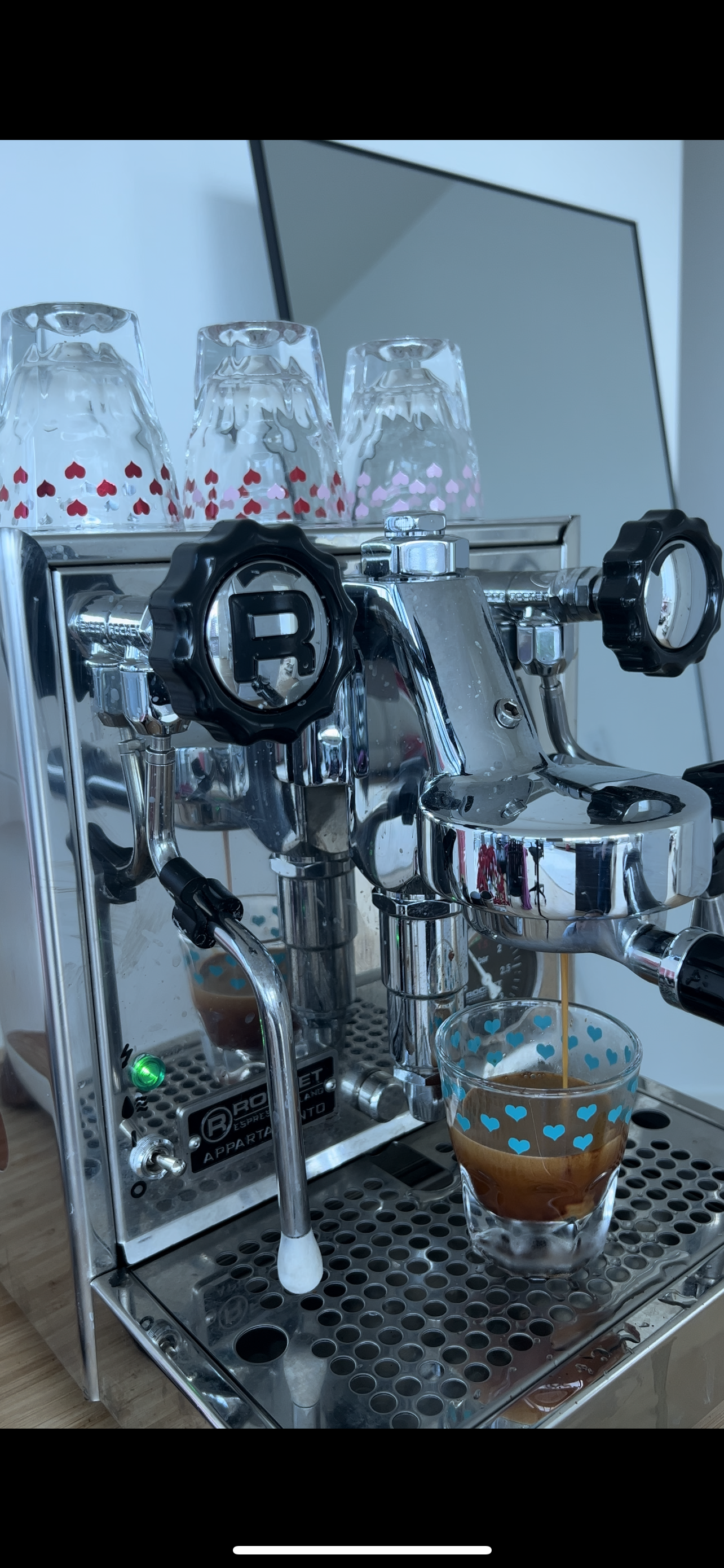 Heart Espresso Glass