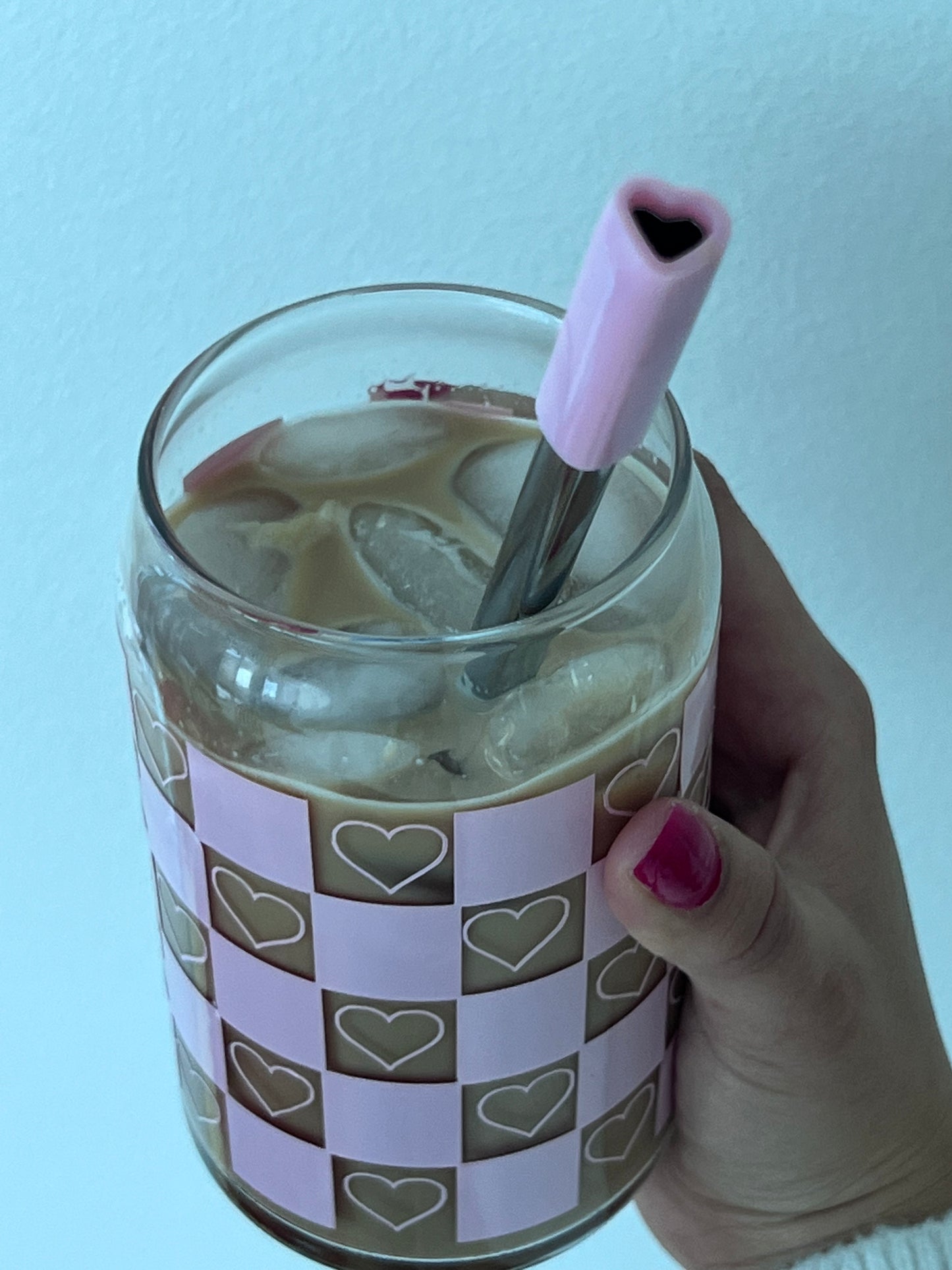 Heart Shaped Stainless Steel Straw