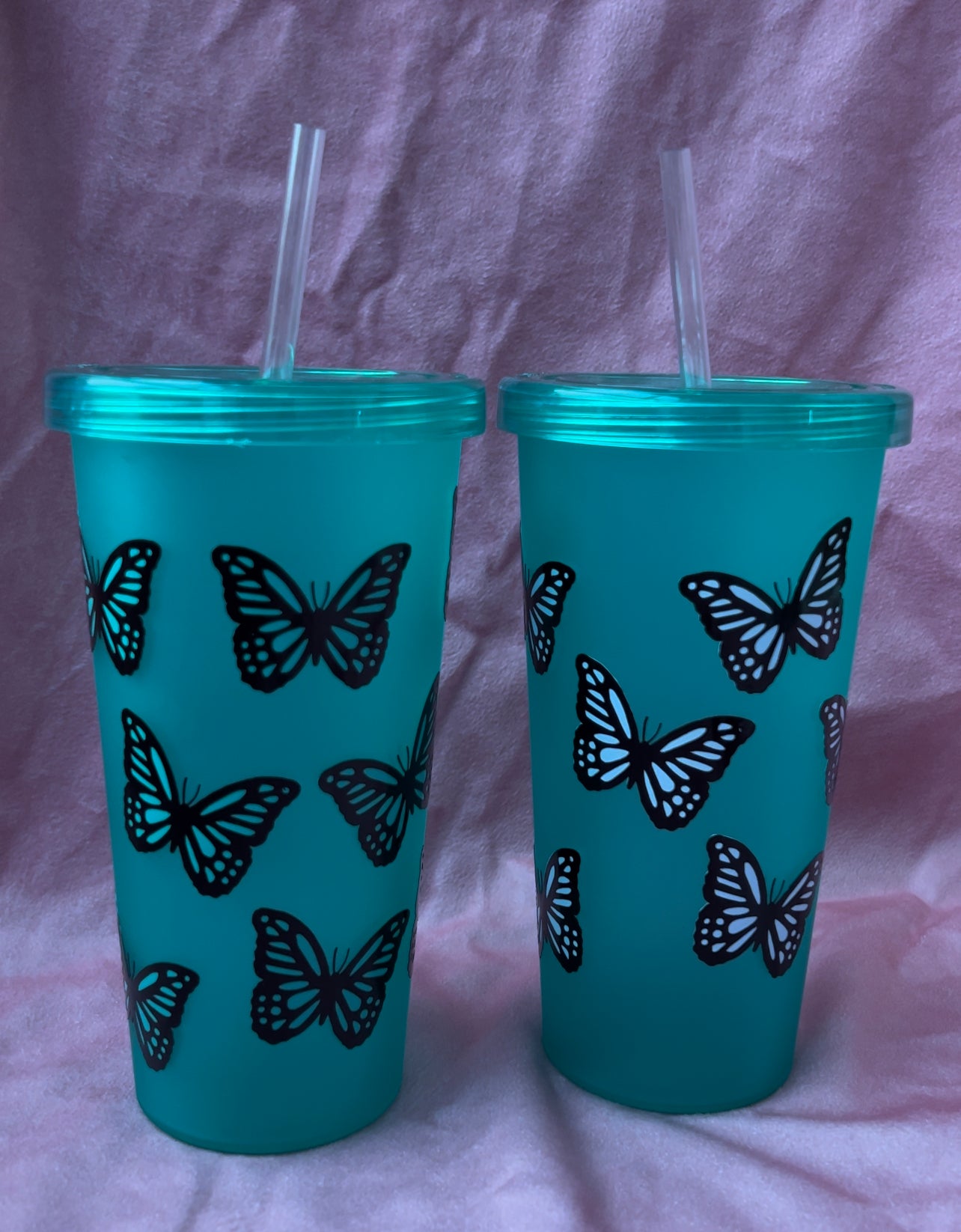 Blue Butterfly Tumbler