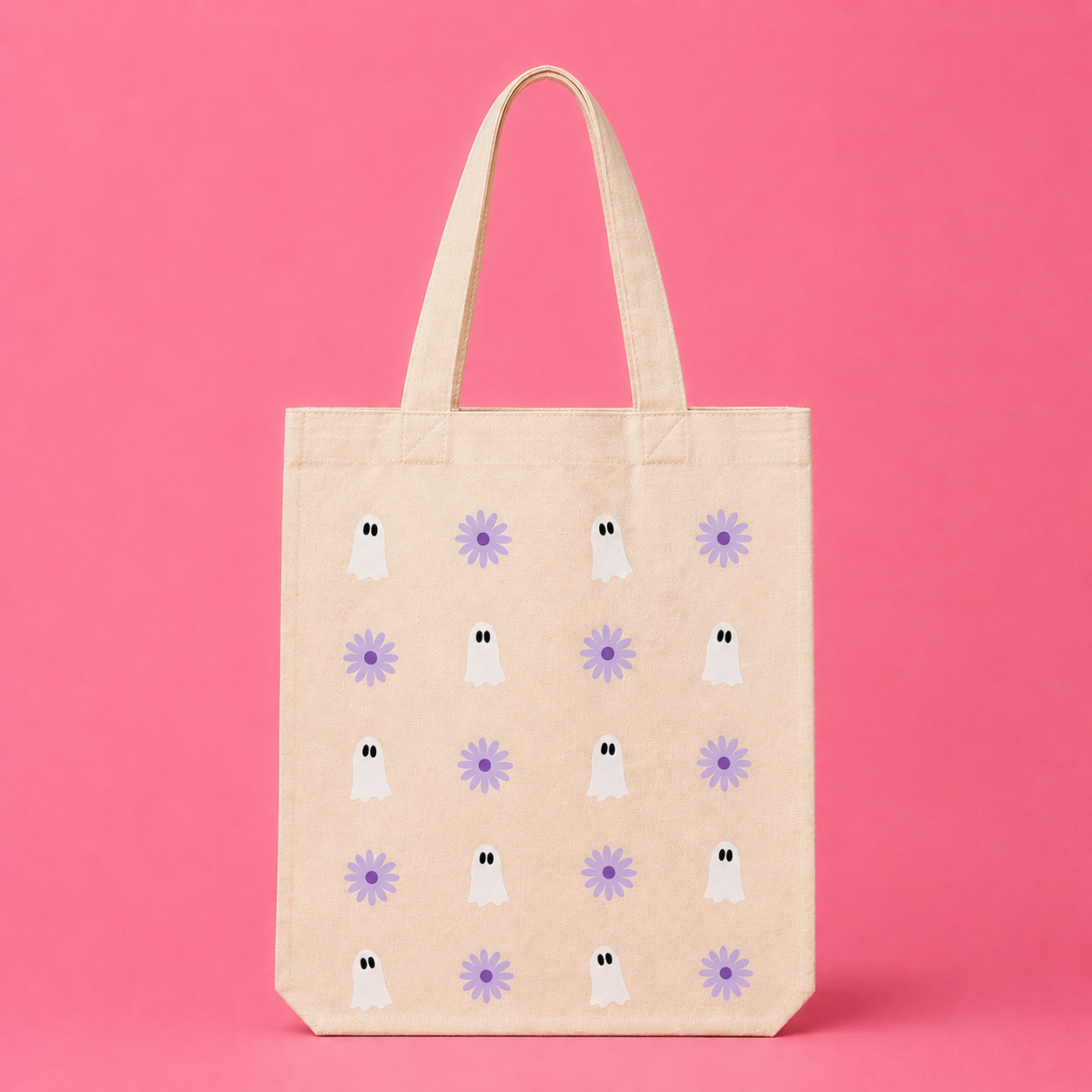 Ghost Daisy Tote
