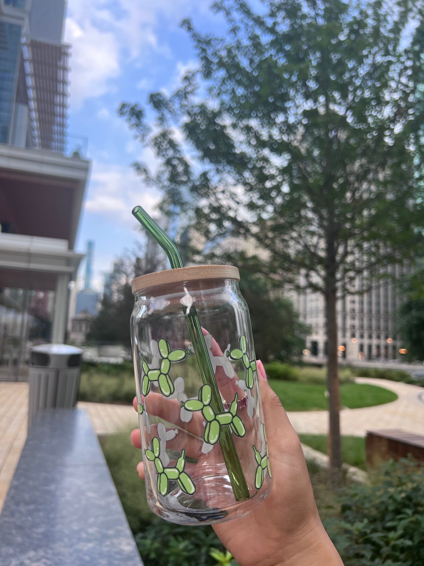Balloon Animal Glass Cups