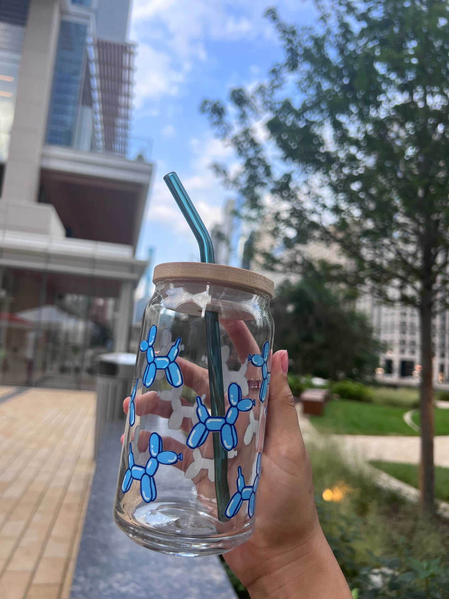 Balloon Animal Glass Cups