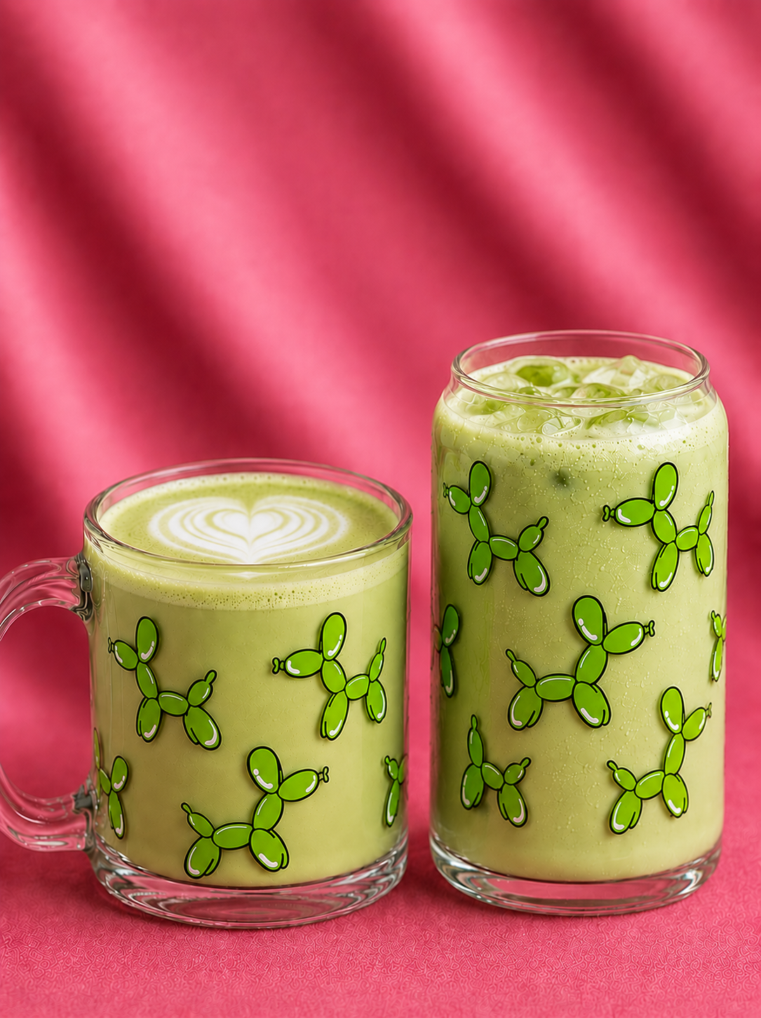 Balloon Animal Glass Cups