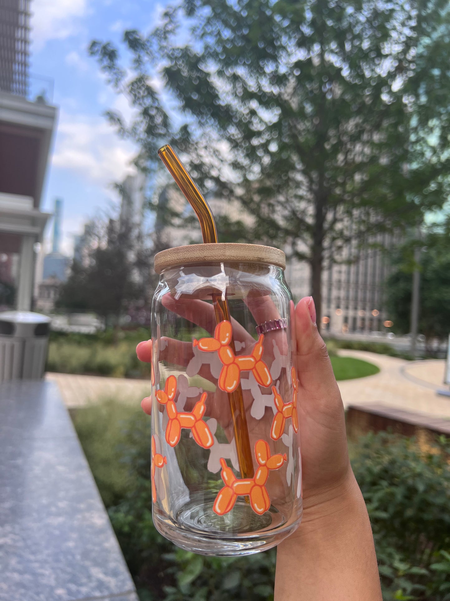 Balloon Animal Glass Cups