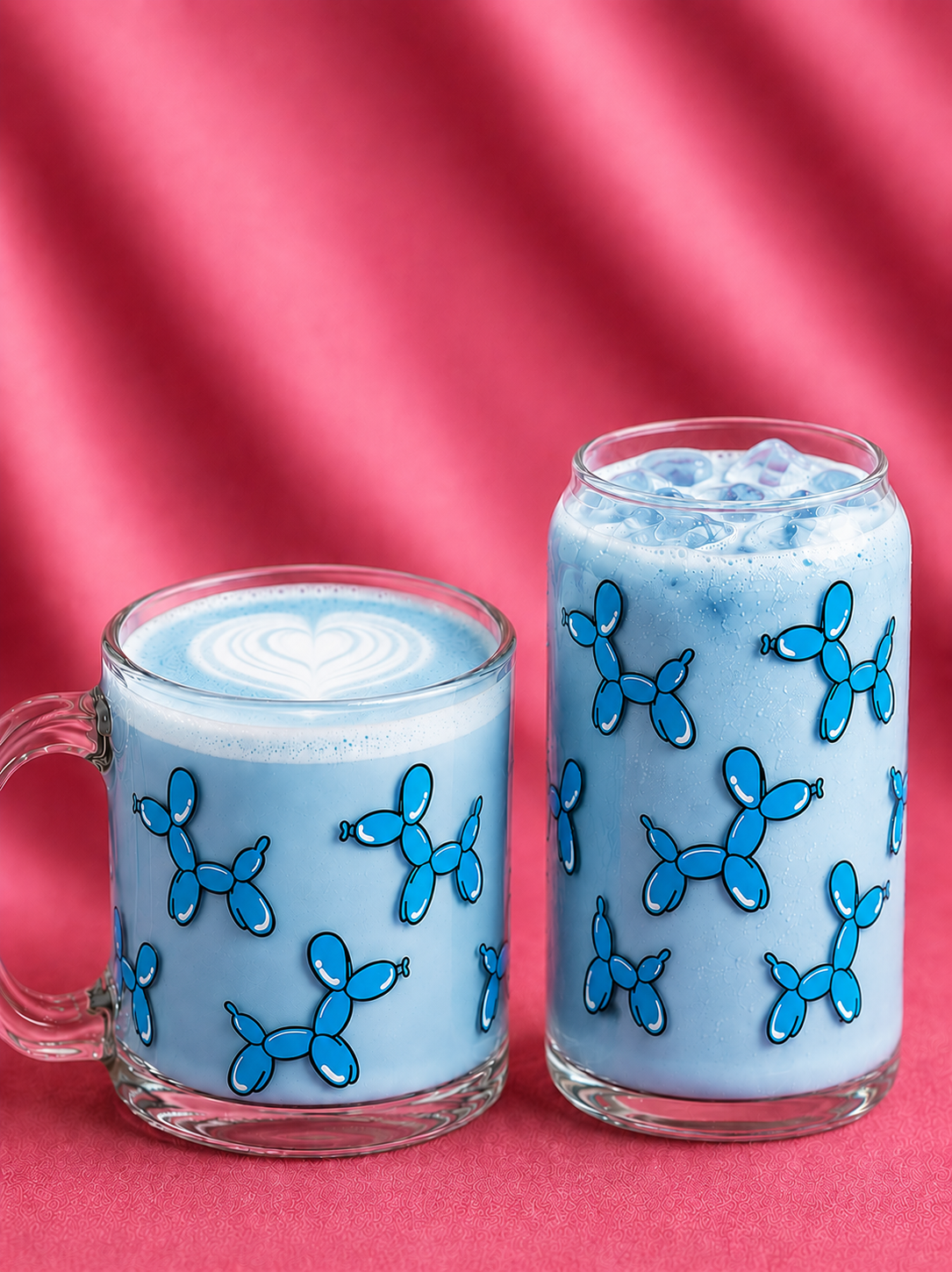Balloon Animal Glass Cups