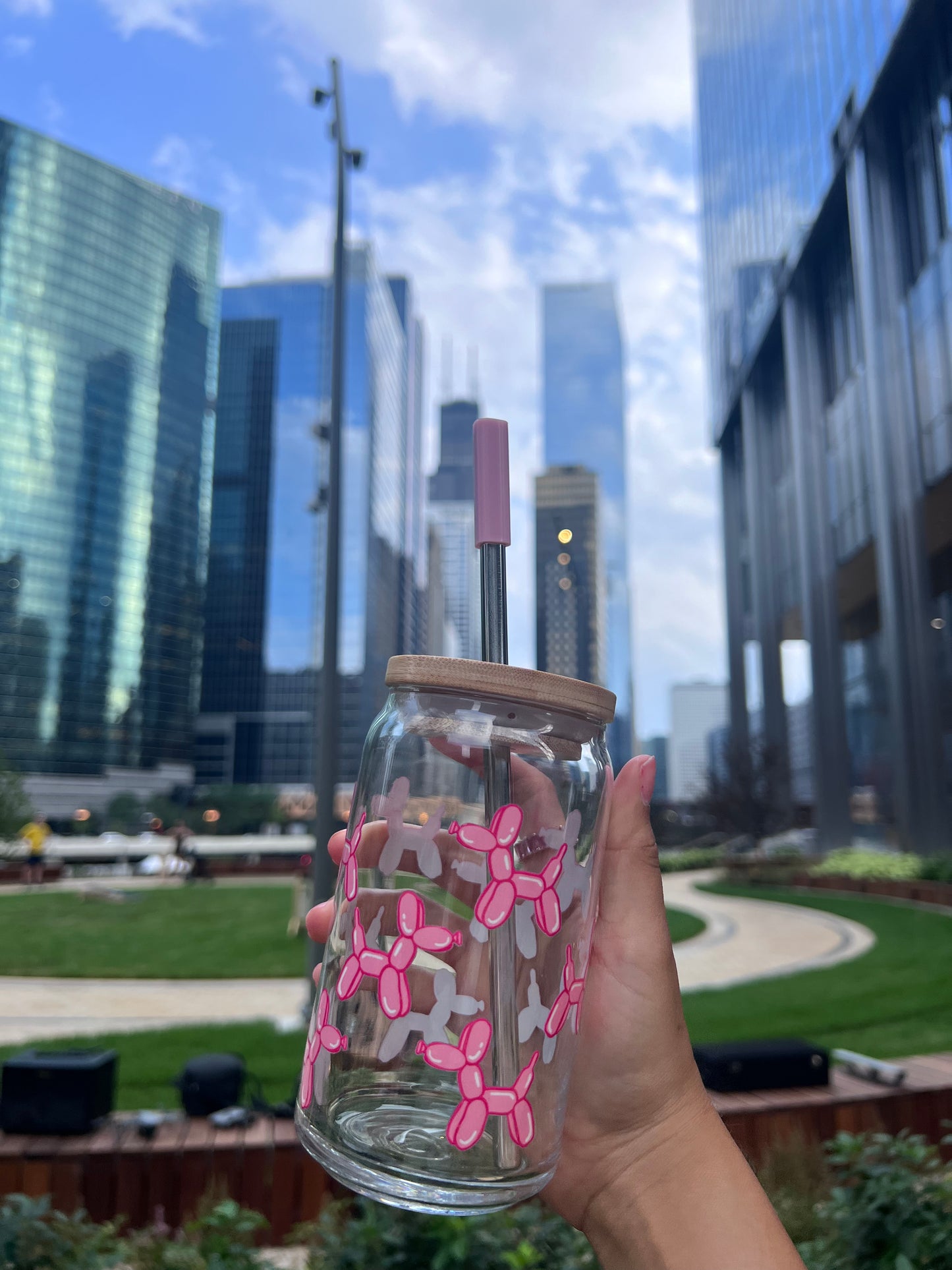 Balloon Animal Glass Cups