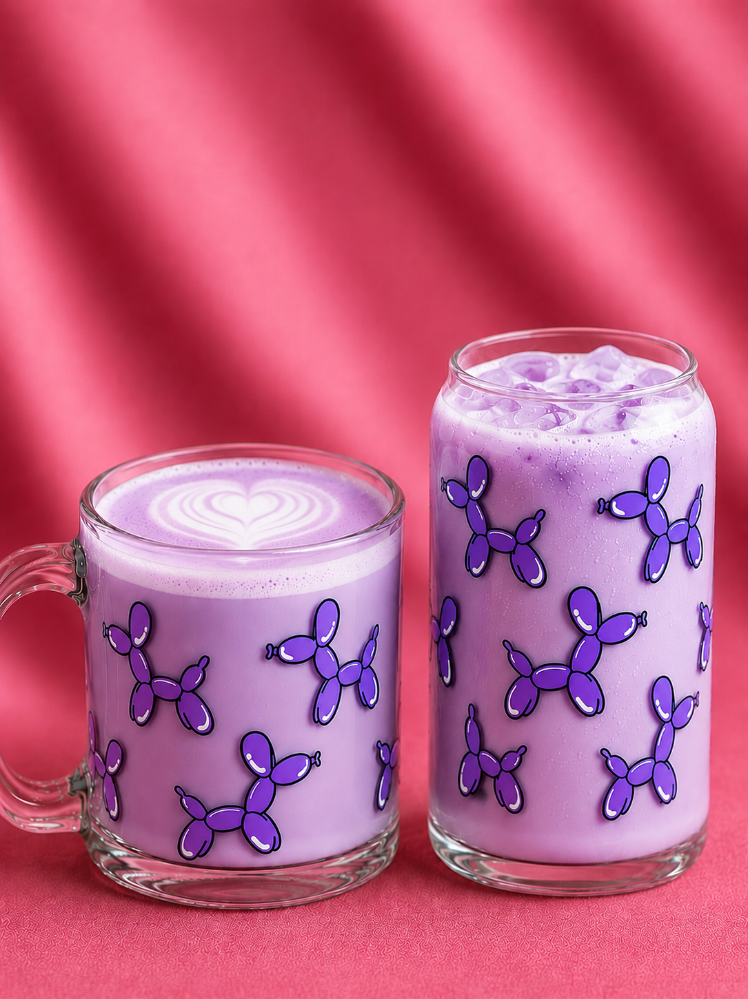 Balloon Animal Glass Cups