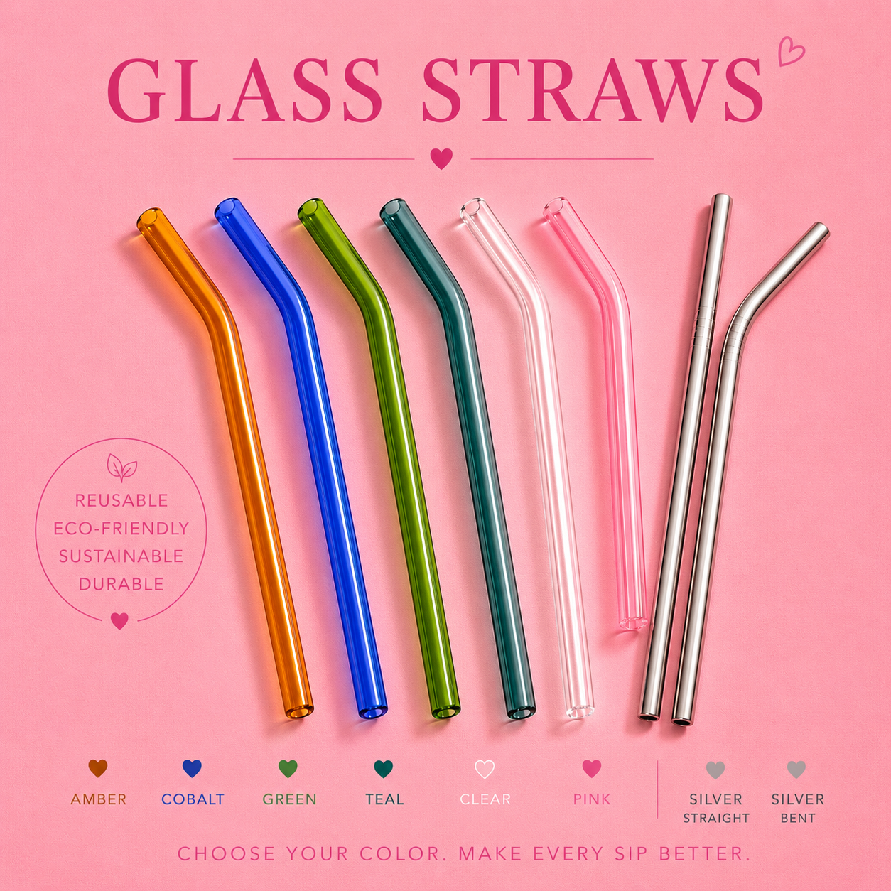 Glass Straws