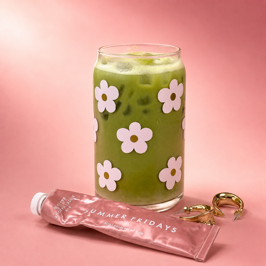 Flower Glass Cup