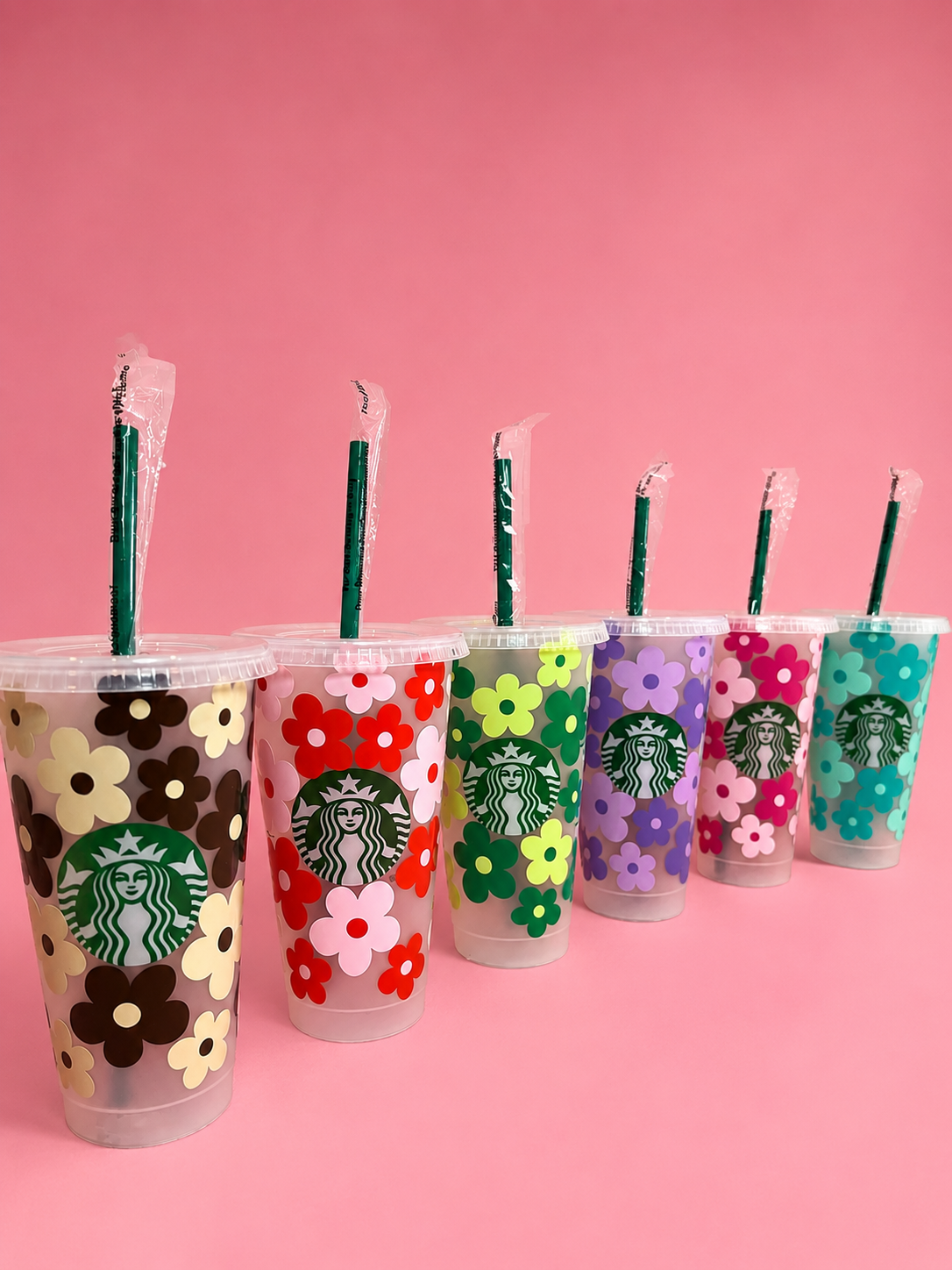 Flowers Starbucks Tumbler