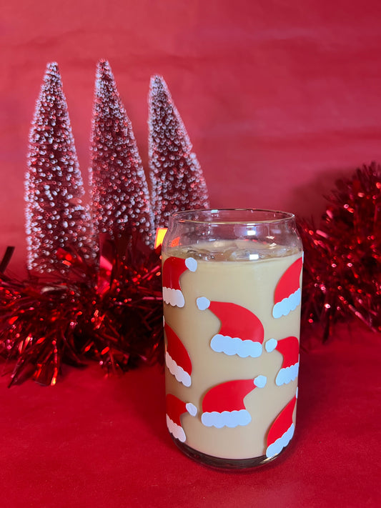 Santa Hat Ice Coffee Cup