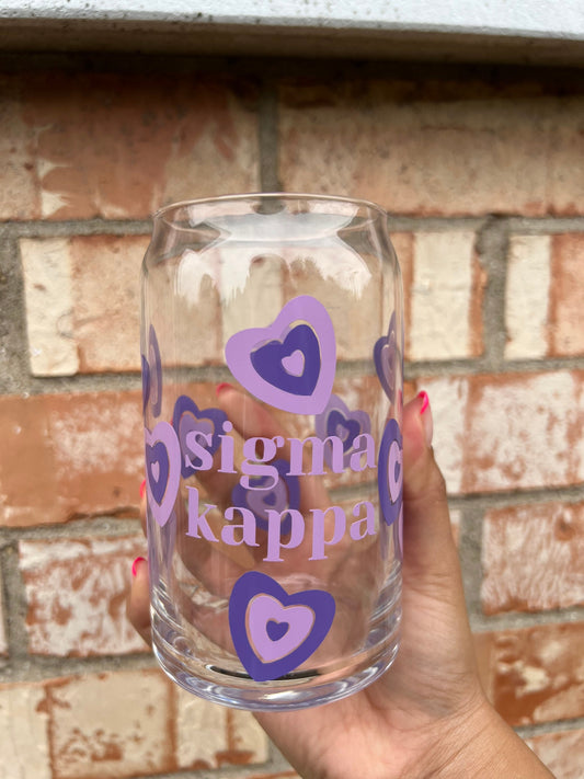 Sigma Kappa Iced Coffee Cup