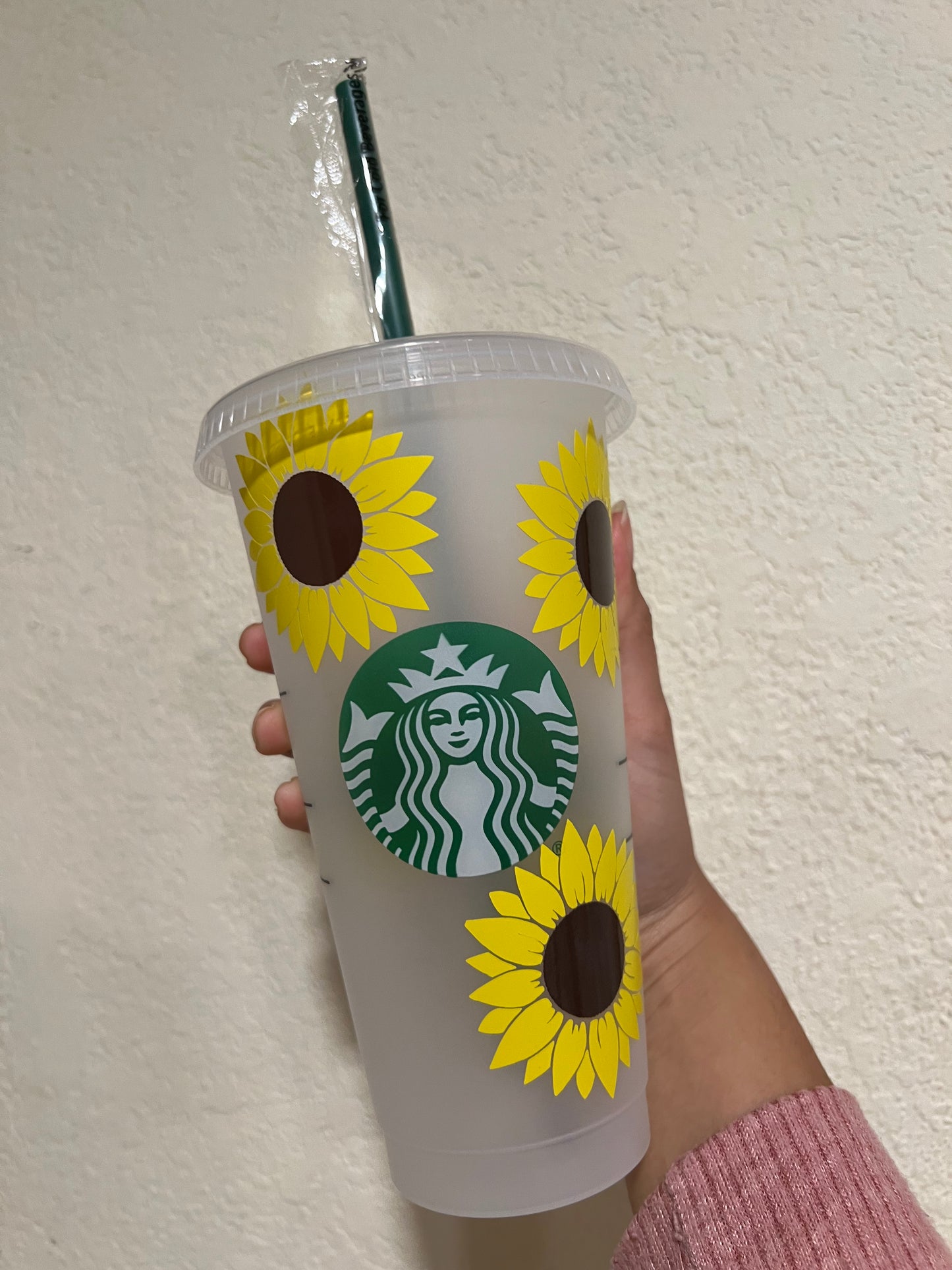 Sunflower Starbucks Tumbler