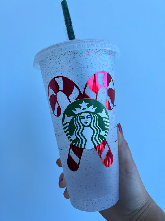 Starbucks Holiday Tumbler with Candy Canes