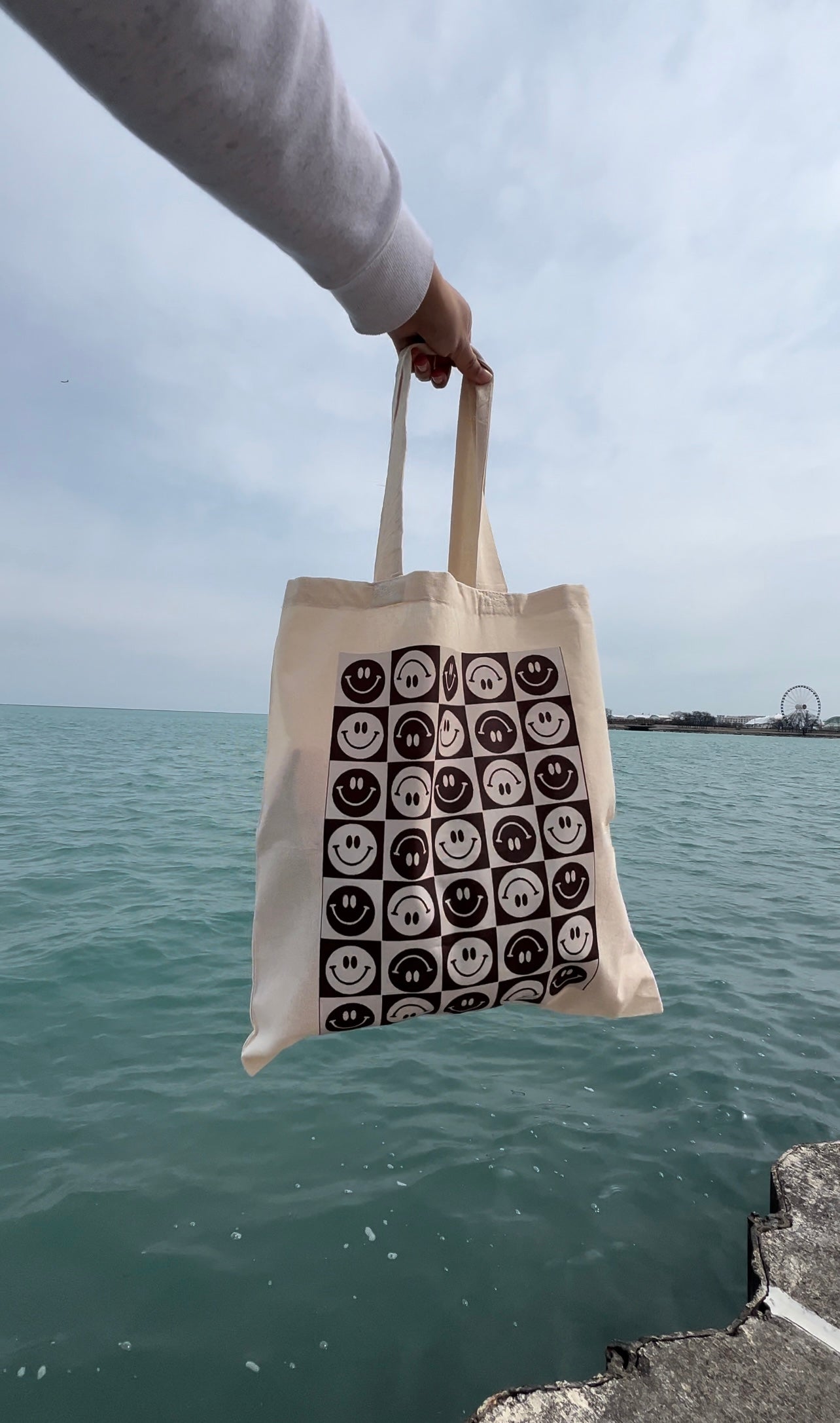Smiley Face Tote