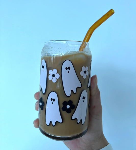 Ghost Iced Coffee Cup