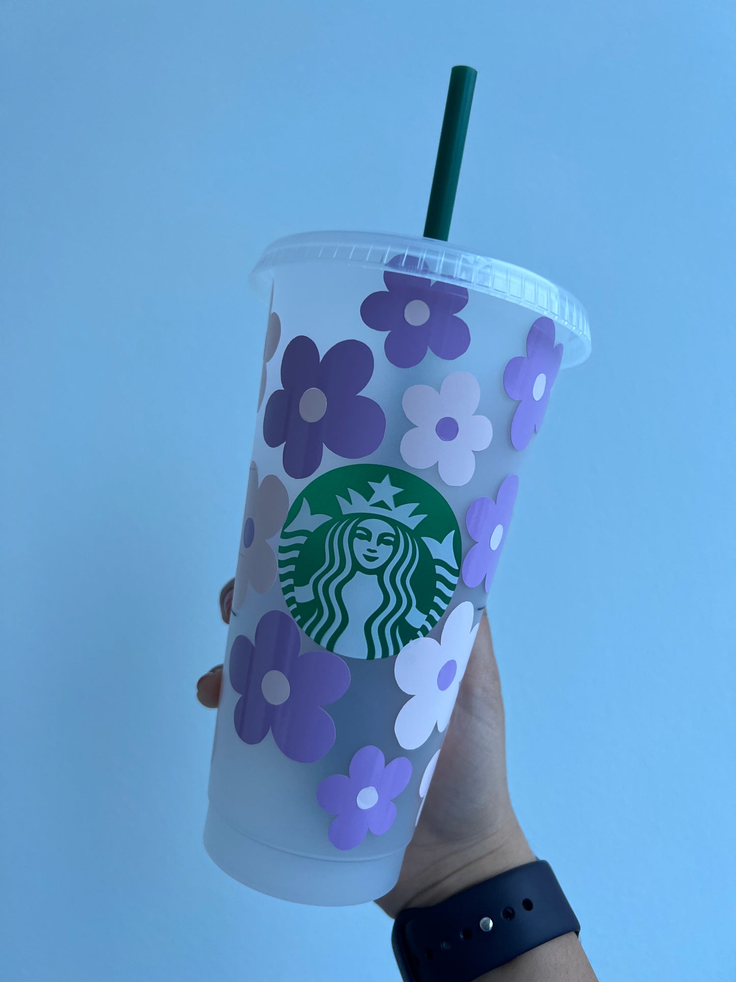 Flowers Starbucks Tumbler