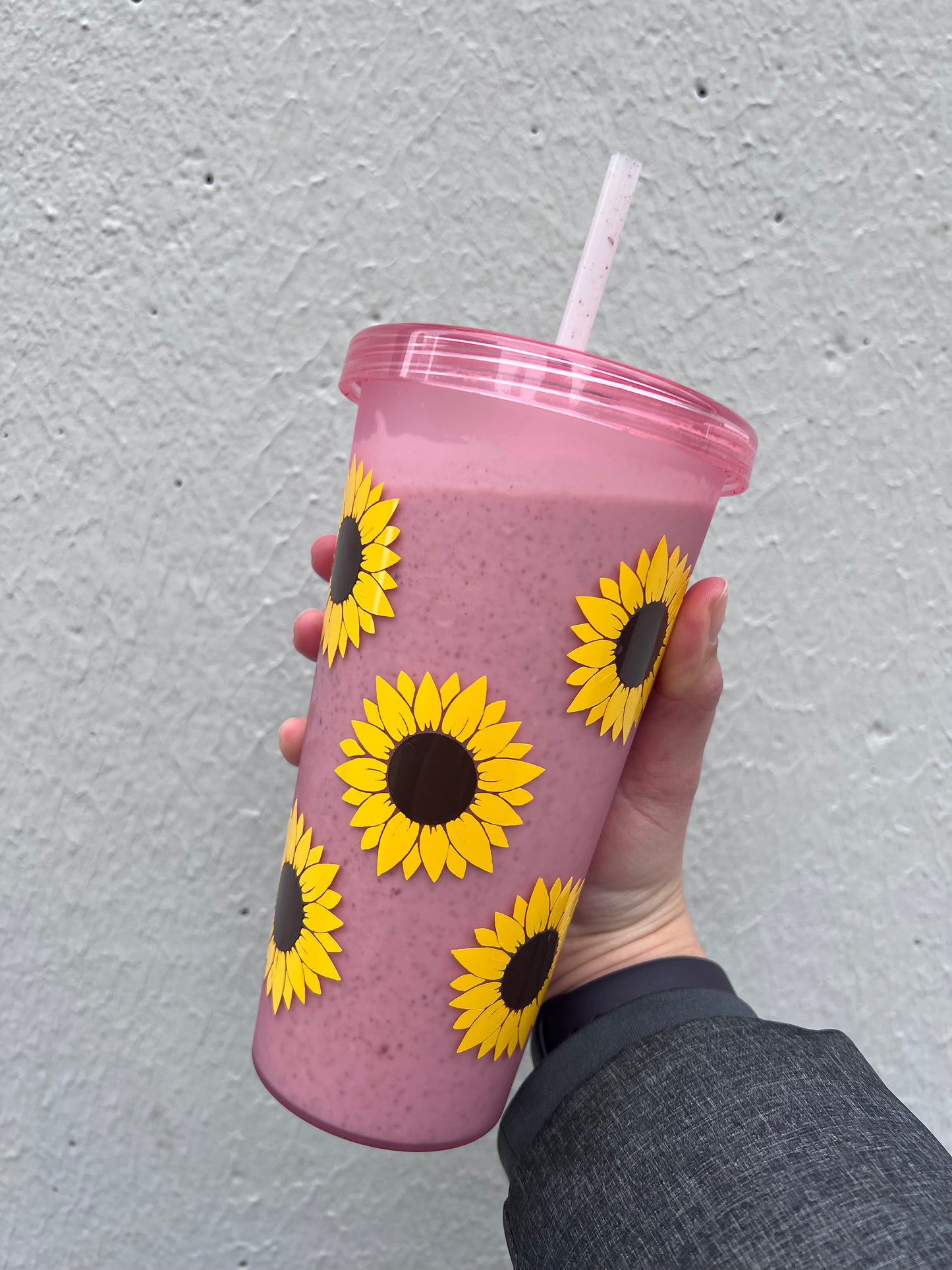 Sunflower Pink Tumbler